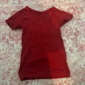lululemon athletica Vibrant Red Short Sleeve Tee